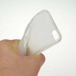 Clear TPU Frost Soft Protective Skin Case Cover for Apple iPhone 5 5th