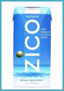 12x Zico Coconut Water Natural Flavor 11 2oz Containers