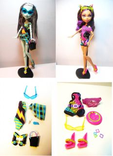  Monster High Full Set All Clothes Shoes Accessories Swim Suits