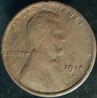  1914 D Lincoln Cent Penny