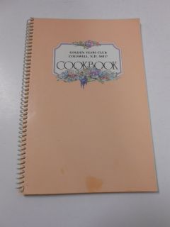 golden years club cogswell north dakota nd cookbook picture