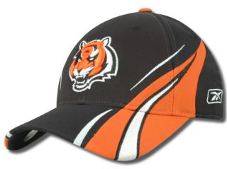 Cincinnati Bengals Reebok Sideline Flex Fit Hat Cap M L