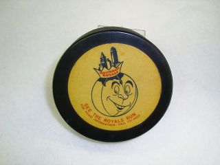 Vintage Cincinnati Royals NBA Hockey Puck RARE