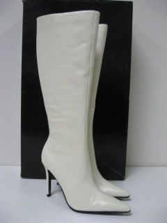 New Leather High Heel vs Stiletto Winter White Boots 5