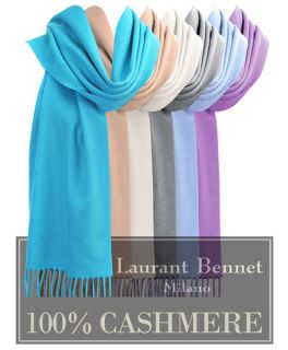  Solid Woven Cashmere Scarf in 14 Colors CMS1000