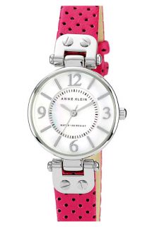Anne Klein Colored Leather Strap Watch