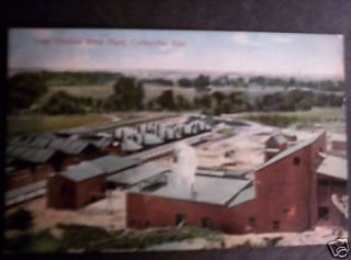 1911 Postcard Mason Brick Plant Coffeyville Kansas KS