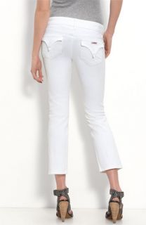 Hudson Jeans Beth Crop Stretch Denim Jeans (White 2 Wash)