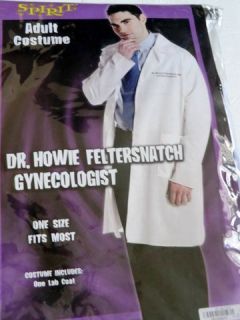  Feltersnatch MD Gynecologist Lab Coat Mens halloween Costume one size