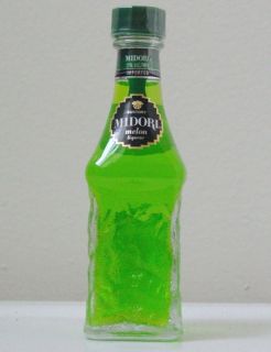Miniature Midori Melon Liqueur Collectible
