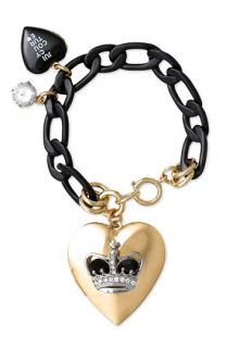 Juicy Couture Heart Locket Charm Bracelet