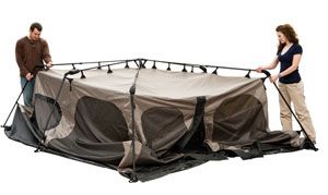  Dome Tent with Attached Screen Room Camping Camp Outdoor Hiking