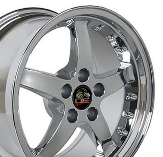 17 9/10.5 Chrome Cobra Wheels Rims Fit Mustang® GT 94 04