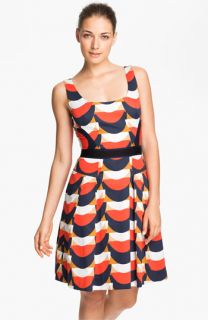 Milly Isabelle Cotton Fit & Flare Dress