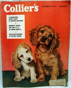Colliers Magazine 15 November 1947 Post WWII Mainline Football Vintage