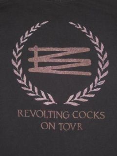 Vtg Revolting Cocks 1991 Tour T Shirt w Dates Ministry