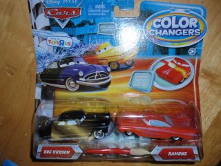 Disney Pixar Cars Color Changers 2 Pack Ramone Doc Hudson