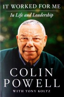 Autographed First Edition Colin Powell It Worked for Me Hardcover Book