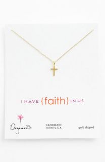 Dogeared Faith Pendant Necklace