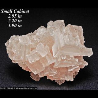 RARE Peach Pink Halite Great Salt Lake Utah Mineral Cab