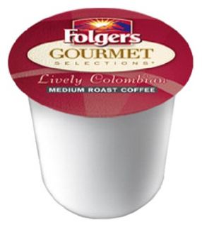  Gourmet Selections Coffee Lively Colombian K Cup Portion Pack