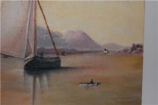 Kirk Listed Artist Nautical Marine Original Oil Painting Gorgeous