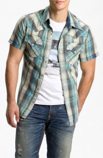 True Religion Brand Jeans Mick Plaid Woven Shirt