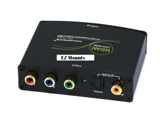  PDIF Digital Coax Optical Toslink Audio to HDMI Converter