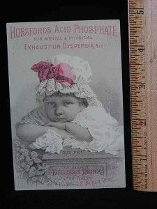  Card Horsfords Acid Phosphate Collinsville Ct F J Smith Sons