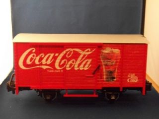lgb g scale coke music track powered train 45352
