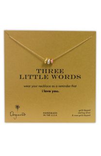 Dogeared 3 Little Words Necklace