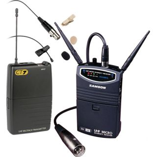Samson UM1 Portable Wireless LM10 Lavalier Microphone System N2