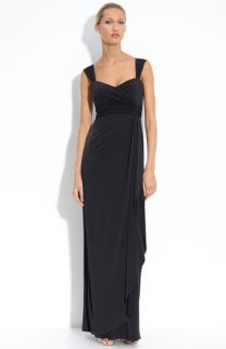 Amsale Ruched Jersey Dress