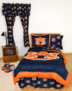 Auburn Tigers Comforter Sham Set Twin Full Queen King