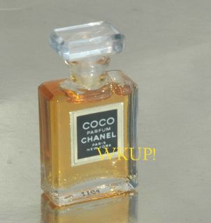 Chanel Coco Parfum Perfume Mini Miniature 0 12 oz Real Perfume Unboxed