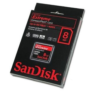 SanDisk Extreme 8GB Compact Flash Card SDCFX 008G P61