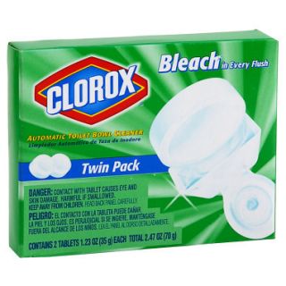 One Year Supply) Clorox toilet bowl bleach cleaner automatic tabs