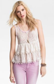 Free People Daydream Tiered Lace Tank