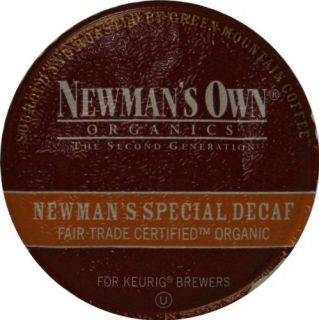 Green Mountain Coffee Newmans Special Decaf K Cup Portion Pack for
