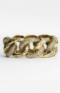 St. John Collection Antique Gold & Crystal Cuff