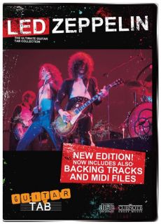 LED ZEPPELIN Ultimate Guitar TAB Digital Collection CD Rom Play Along