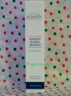  ADVANCED BLEMISH TREATMENT Benzoyl Peroxide Acne Proactive Boxed Fresh