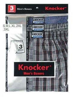 Pcs. Men Knocker Cotton Boxer Underwear Shorts Size M Medium