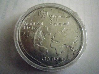   Canada Olympic 10 Dollar 92 5 Sterling Silver Geographical Coin