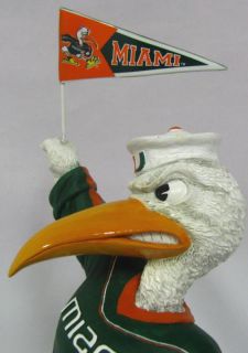  Hurricanes College Treasures Cheering Mascot Table Top Figurine
