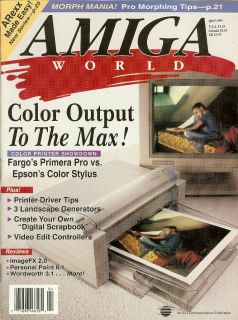 Amiga World April 1995 Vintage Computer Magazine VGC