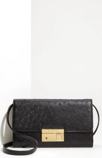 Michael Kors Gia Ostrich Embossed Clutch