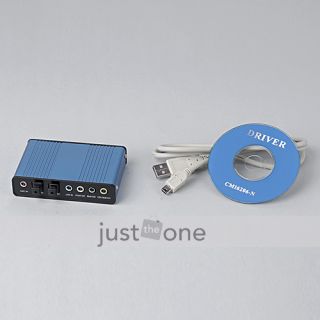 USB 6 Channel 5 1 External Audio Sound Card PC Laptop