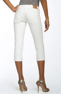 True Religion Brand Jeans Lizzy Cuff Stretch Jeans (Body Rinse White)