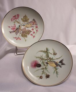 Vintage Lipper Mann Porcelain Bird Plates Japan